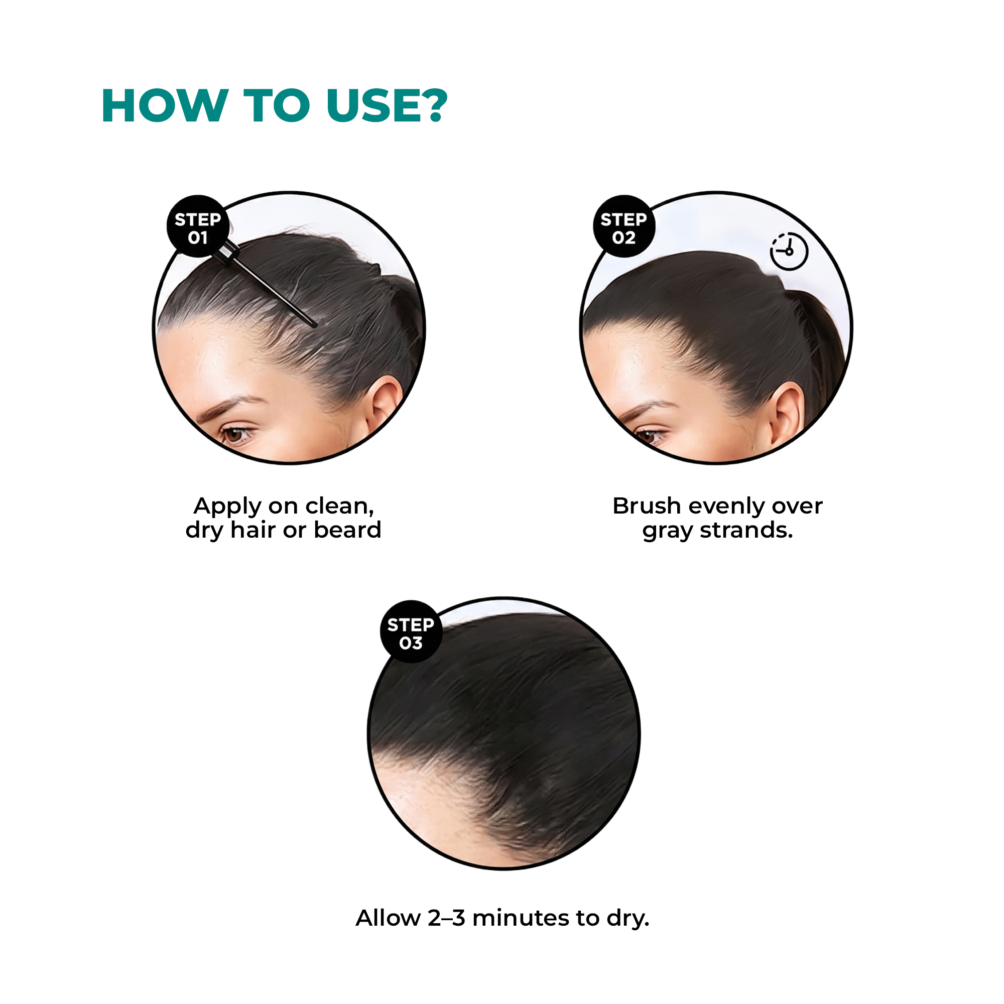 Insta gray hair touch up