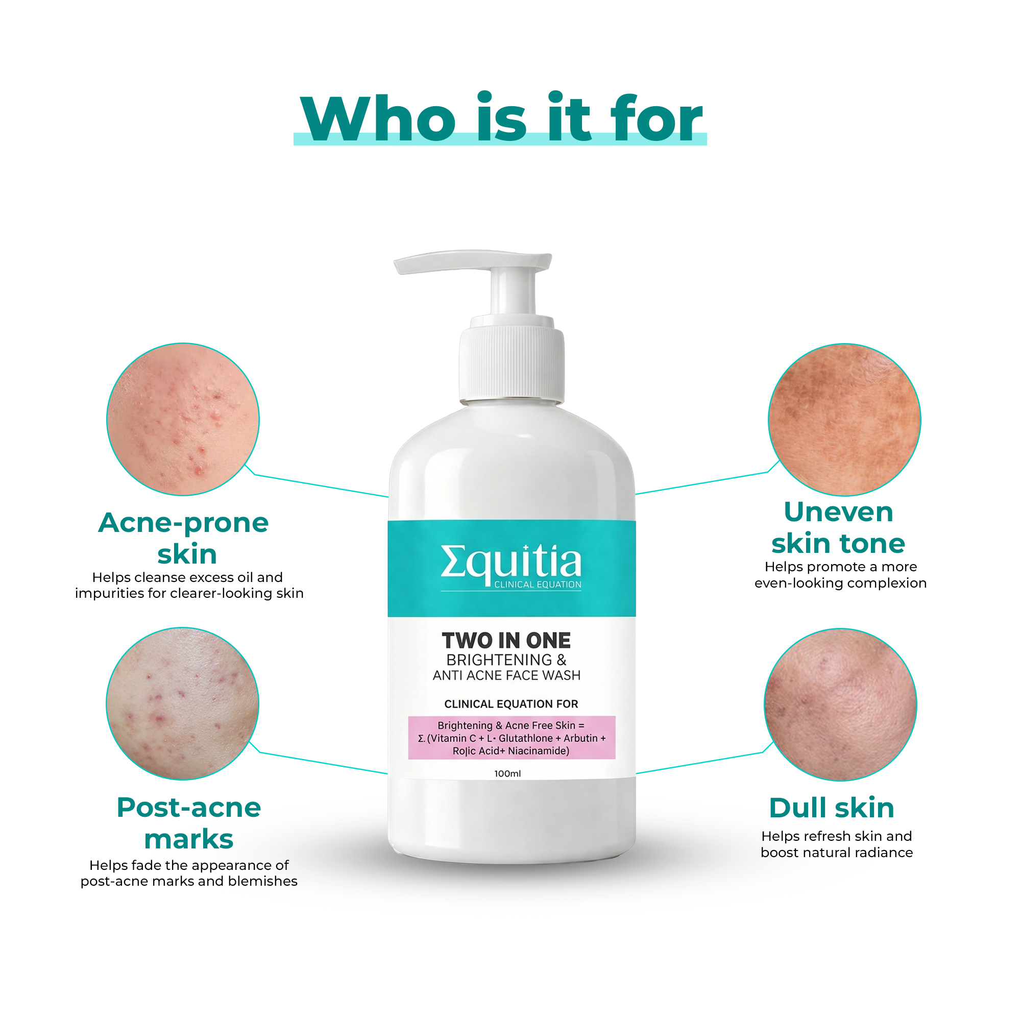 Brightening & Anti Acne Face Wash
